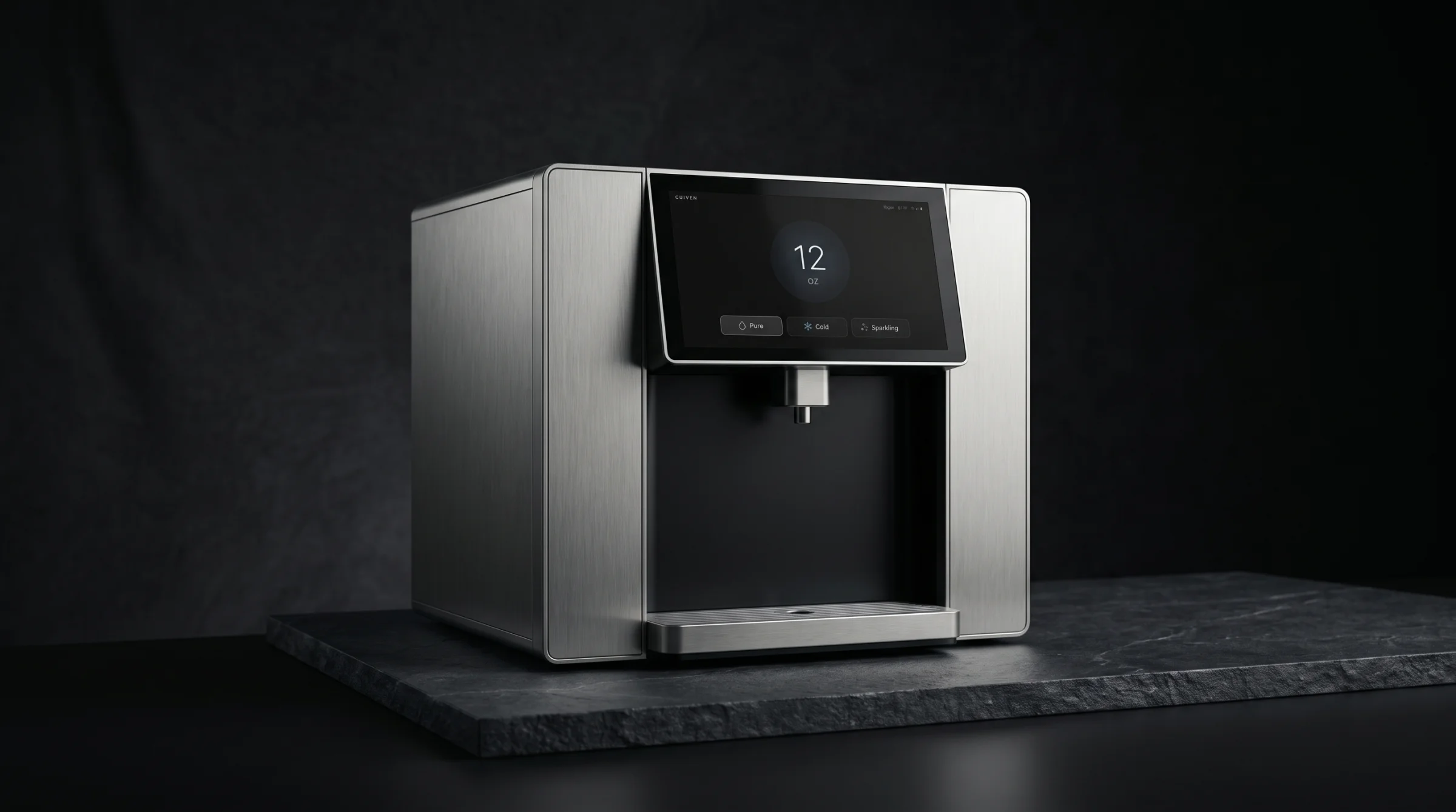 The Opus countertop system, front elevation